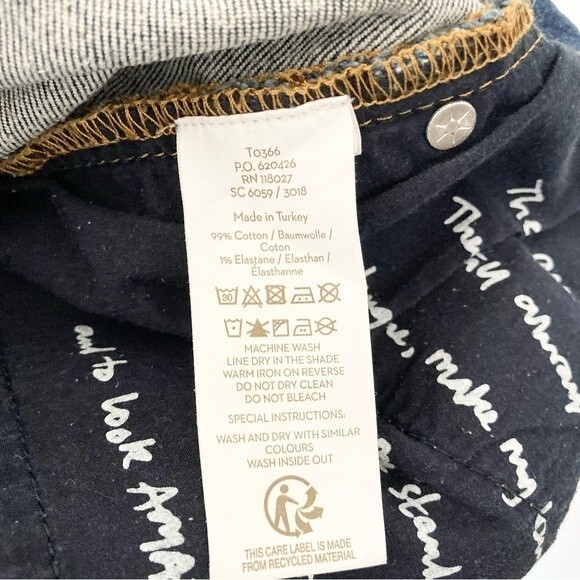 Boden Blue Dark‎ Wash Skinny Jeans 10 R T0366 - Picture 4 of 4